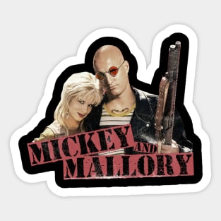 Mickey & Mallory Sticker